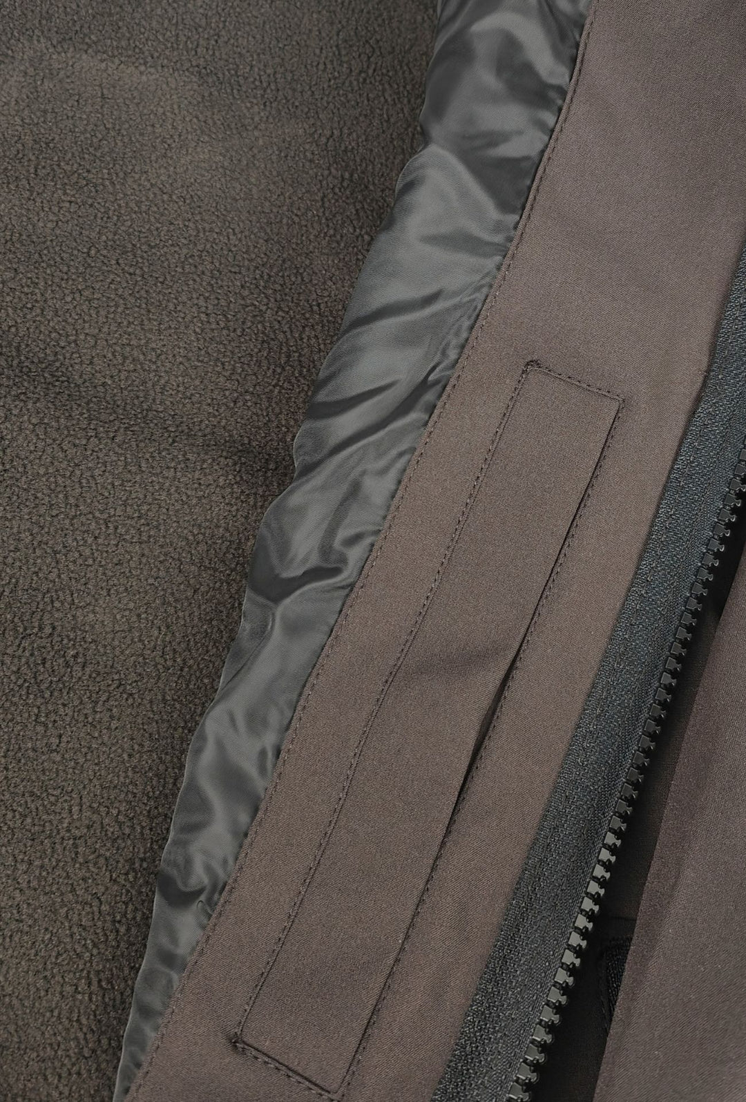 Giubbino Uomo Slim Norway Waterproof con Interno in Pile senza cappuccio- MORO