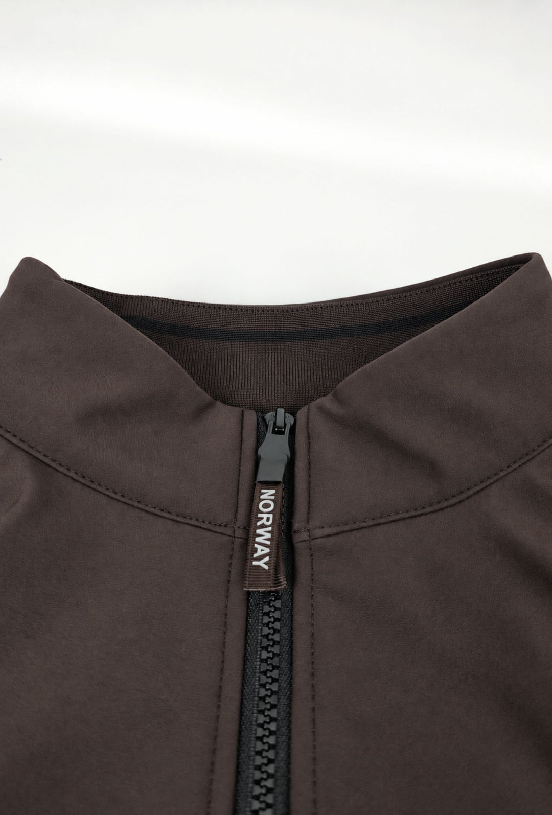 Giubbino Uomo Slim Norway Waterproof con Interno in Pile senza cappuccio- MORO