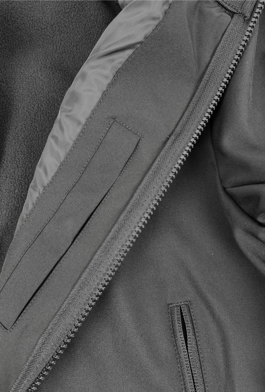 Giubbino Uomo Slim Norway Waterproof con Interno in Pile senza cappuccio  - NERO