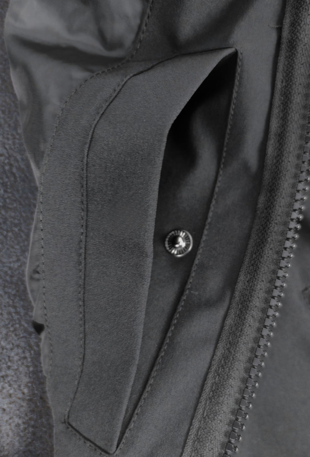 Giubbino Uomo Slim Norway Waterproof con Interno in Pile senza cappuccio  - NERO