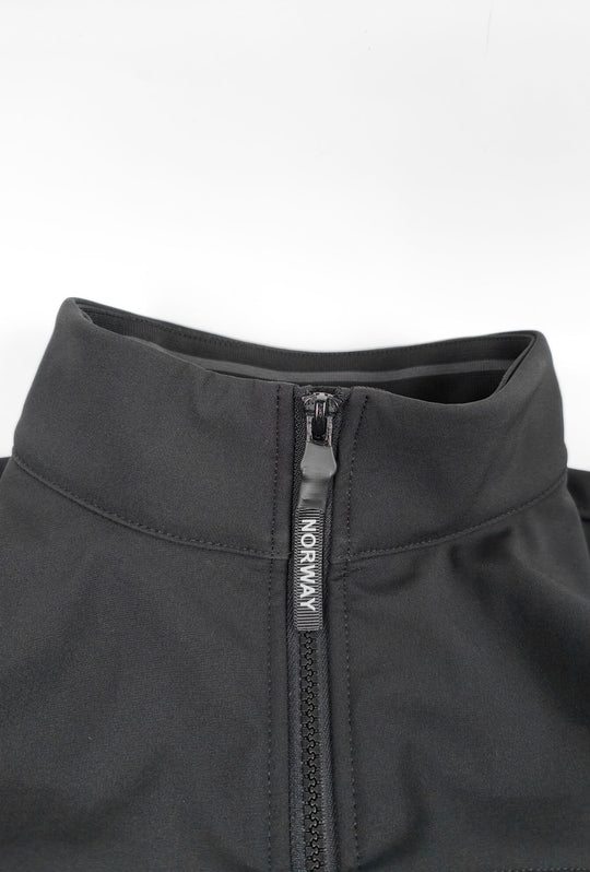 Giubbino Uomo Slim Norway Waterproof con Interno in Pile senza cappuccio  - NERO