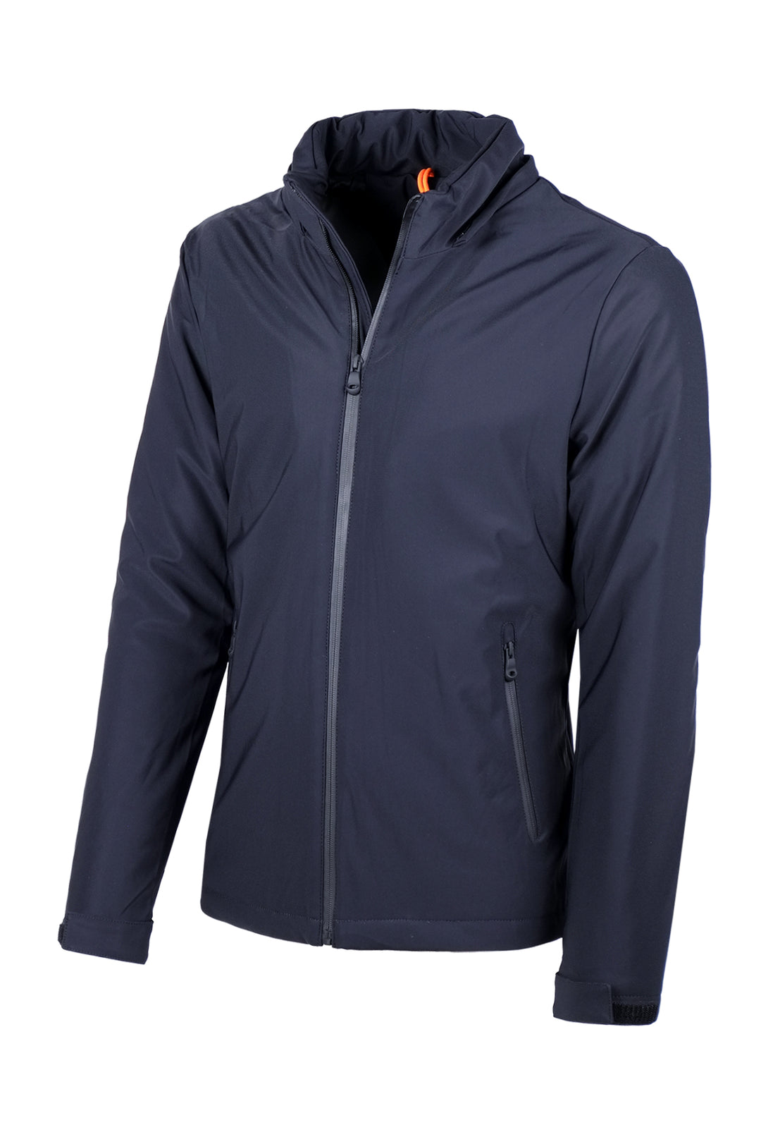 Giubbotto Uomo Tessuto tecnico Cappuccio Smontabile - BLU