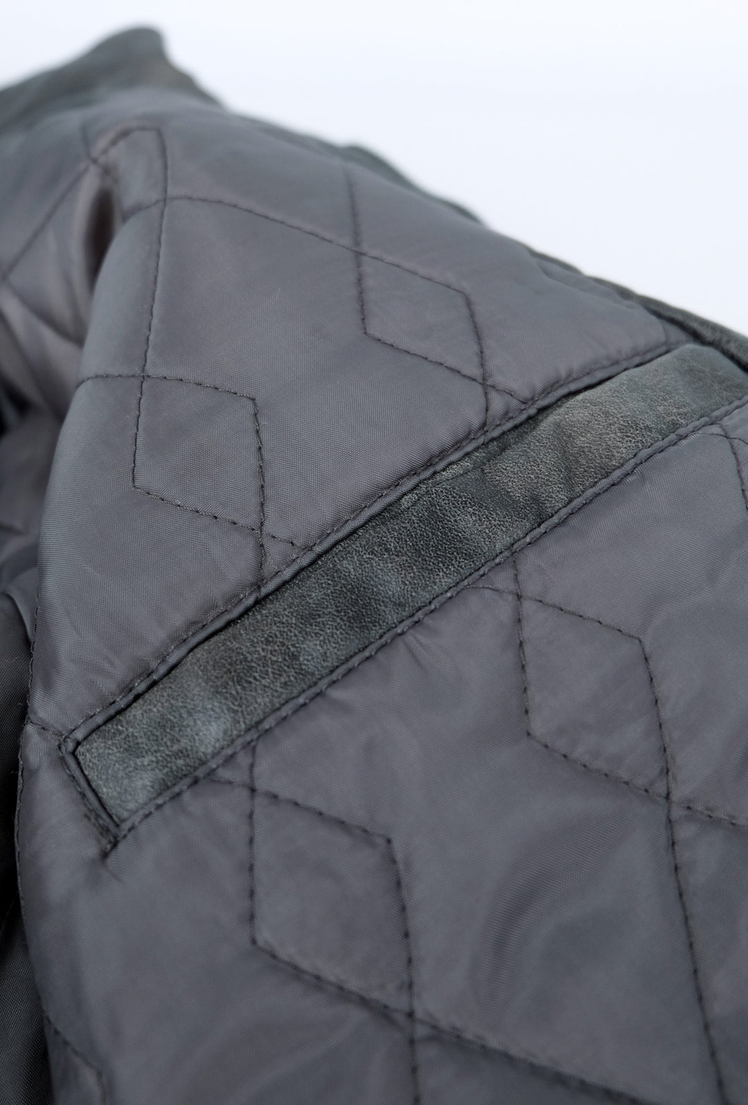 Giubbotto uomo simil pelle invernale tessuto marmorizzato Dresserd - GRIGIO