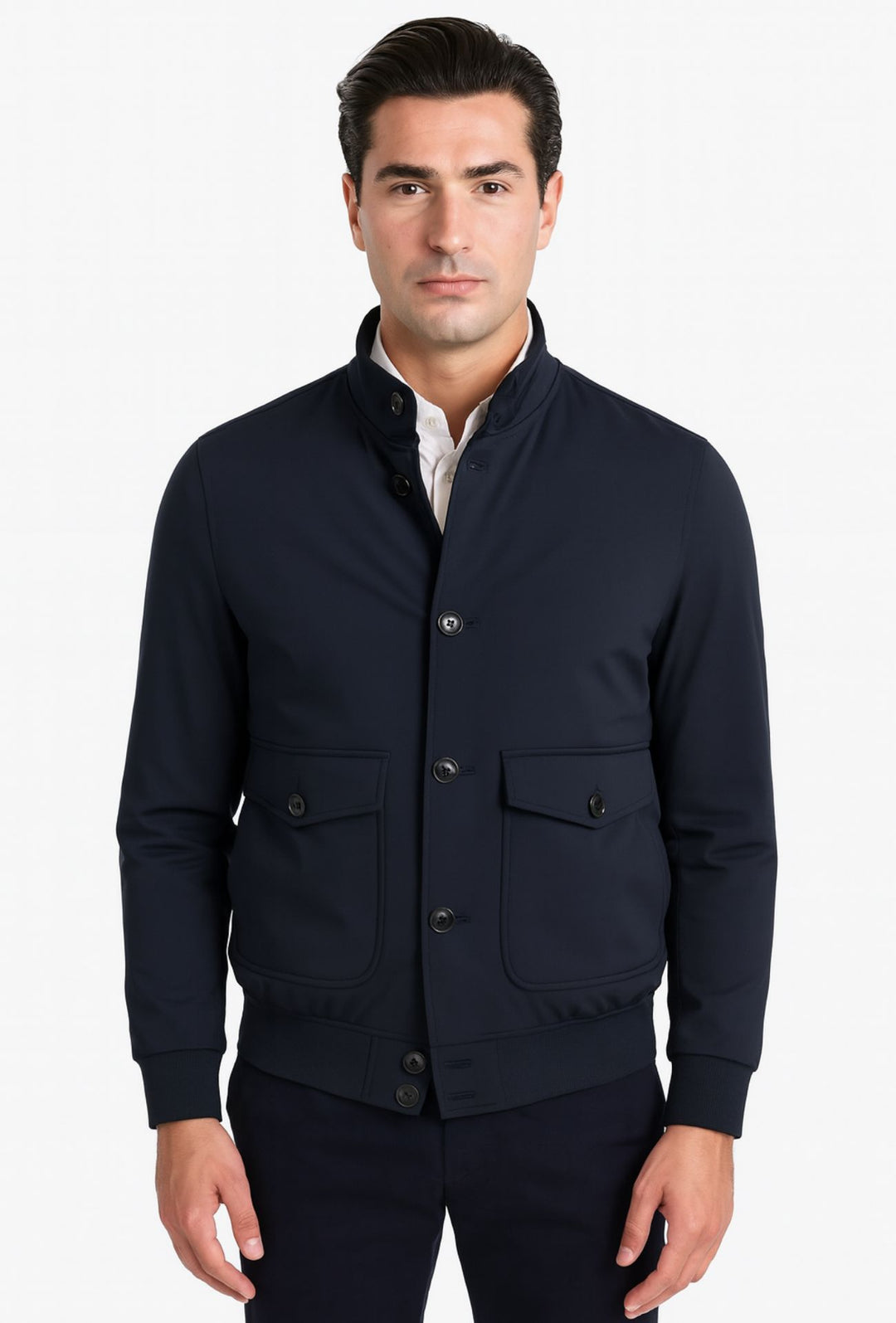 Giubbotto uomo dresserd tessuto tecnico con tasconi