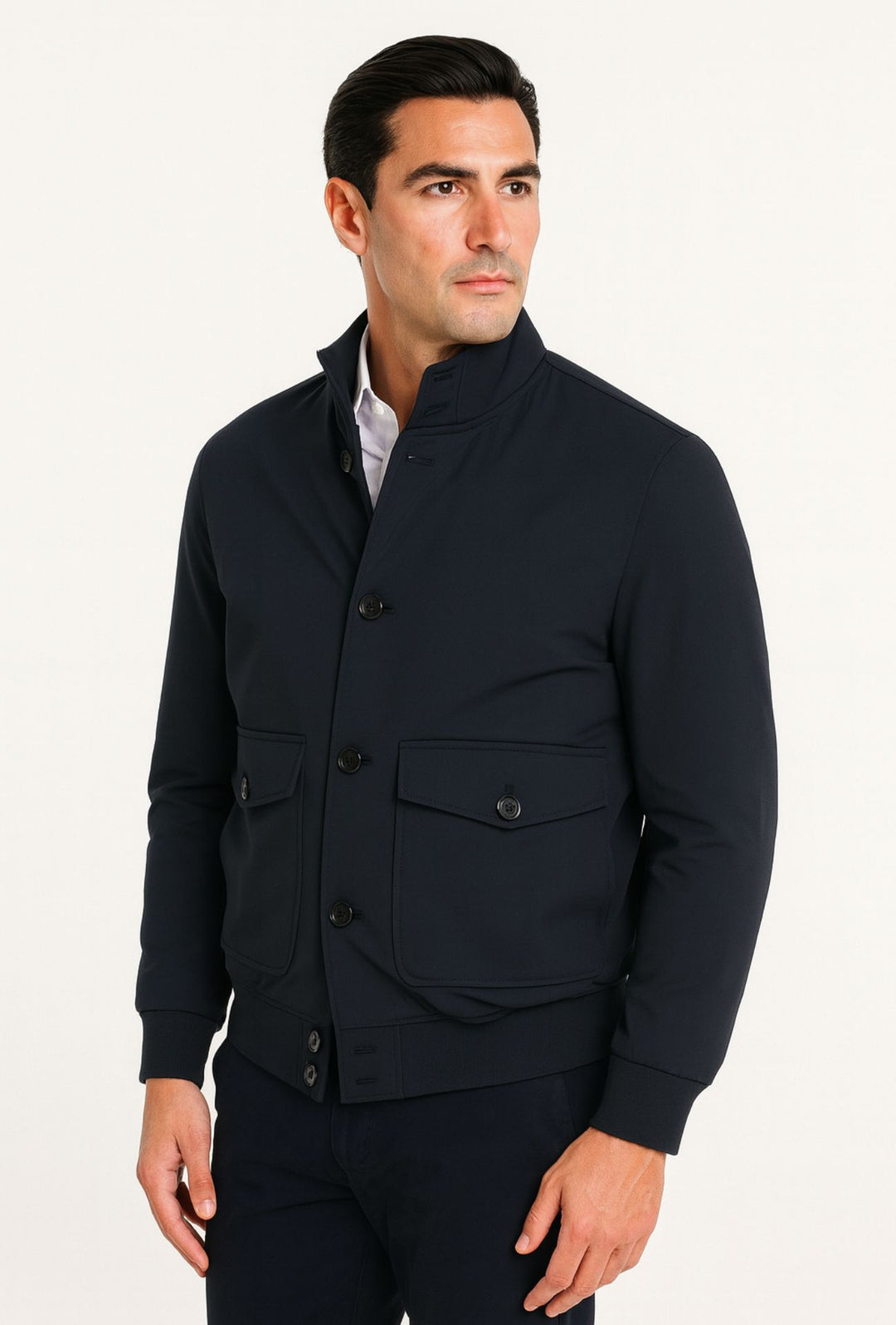 Giubbotto uomo dresserd tessuto tecnico con tasconi