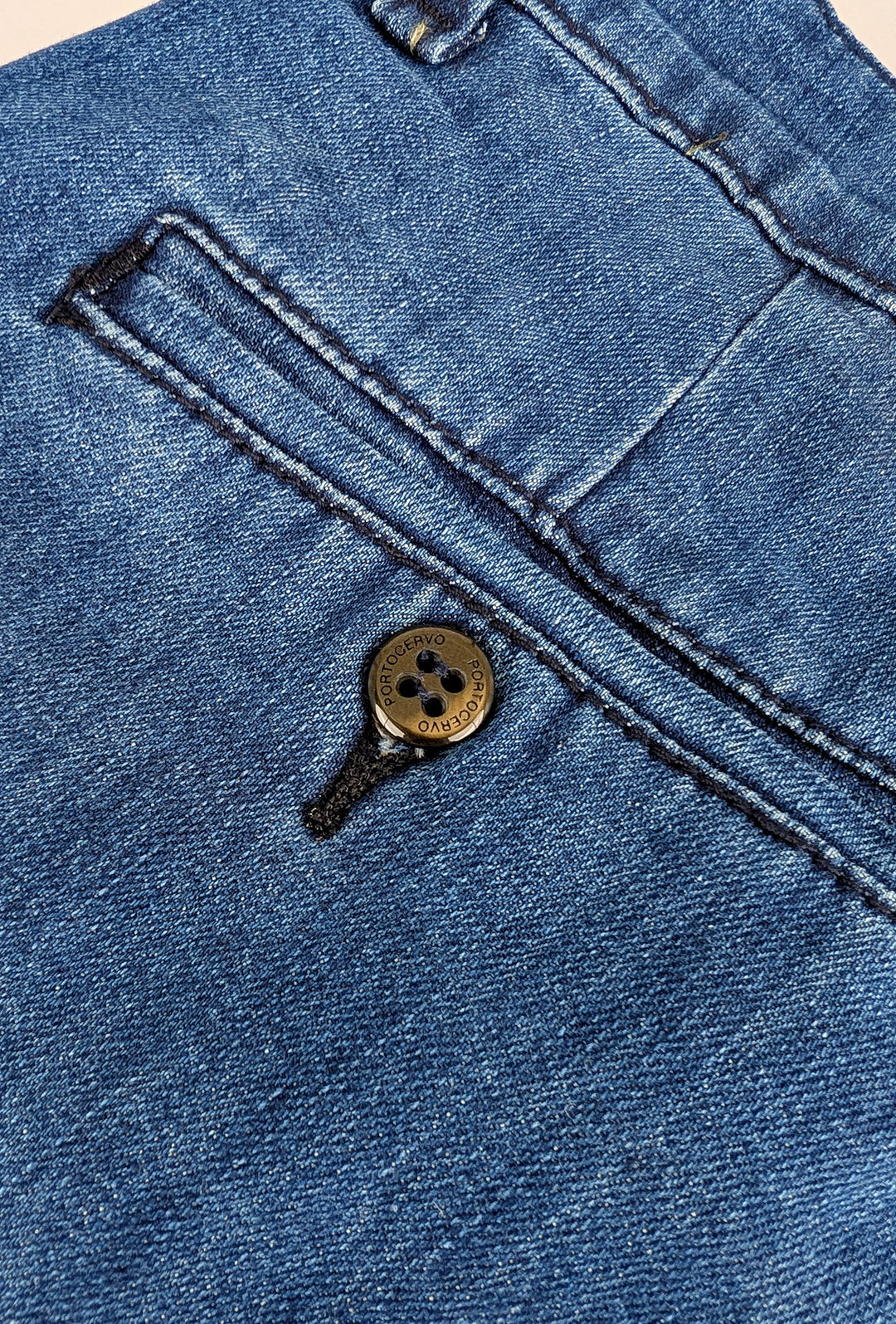 Jeans uomo Porto Cervo Perfect Fit denim chiaro tasca america