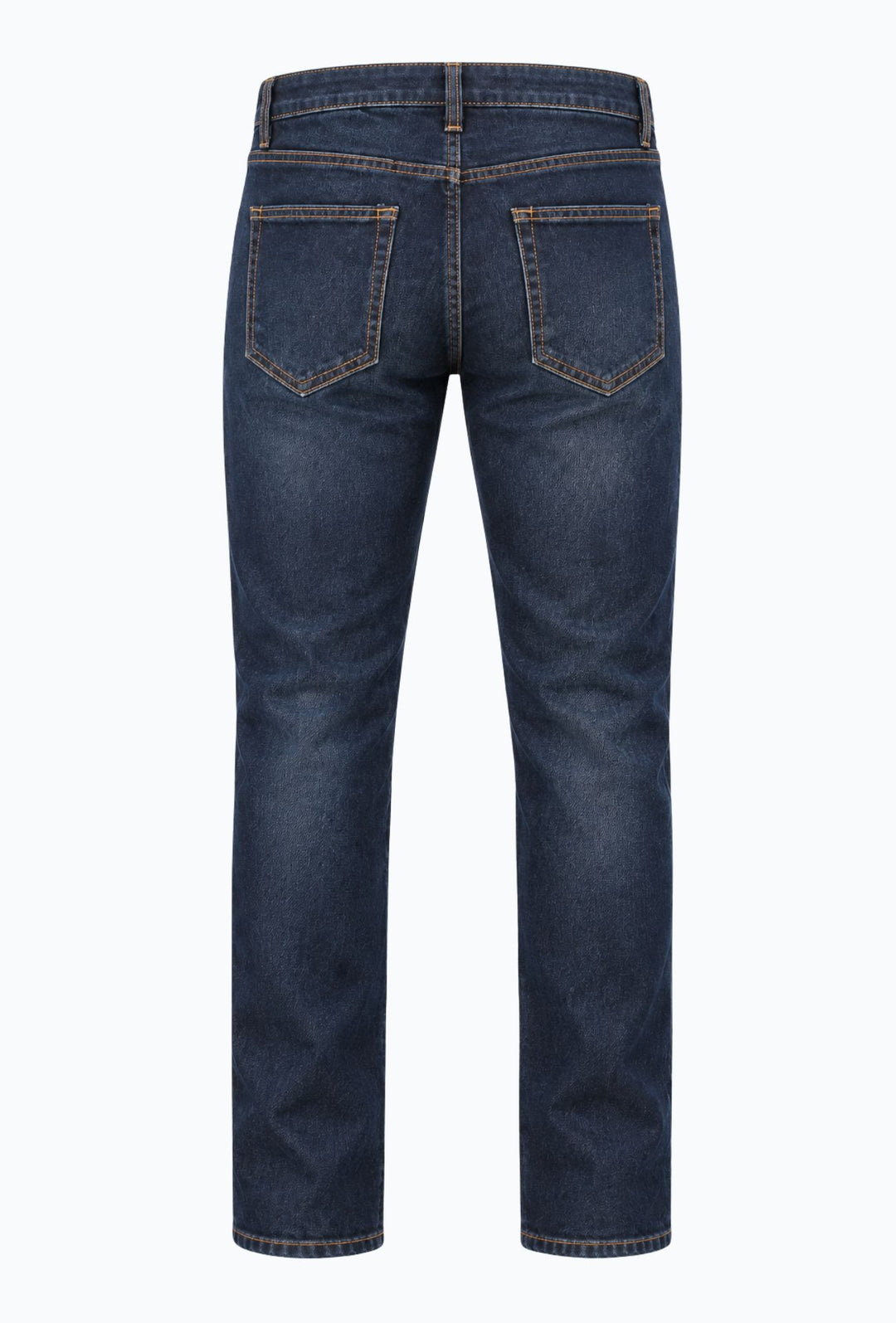 Jeans uomo  Regular Fit  5 Tasche Lavaggio Sfumato- BLU SCURO