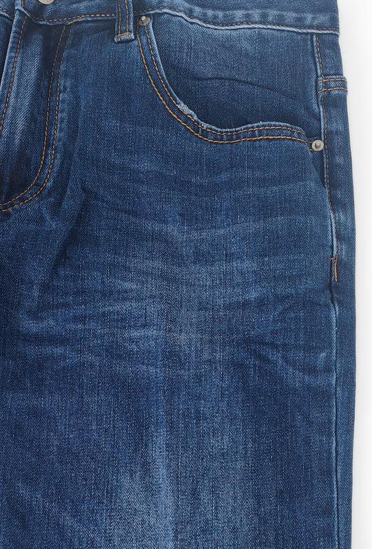 Jeans uomo  Regular Fit  5 tasche- BLU