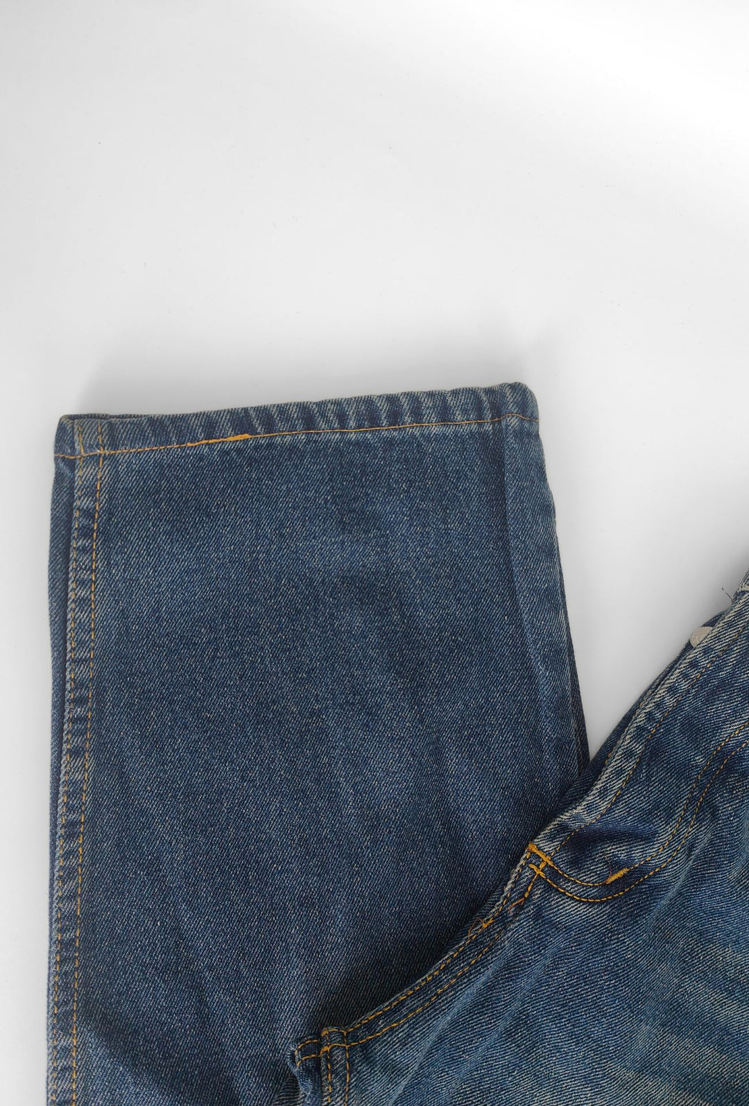 Jeans uomo baggy con lavaggio effetto vintage Vestibilità Over- BLU DENIM