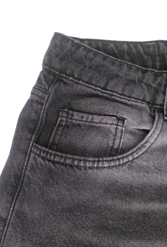 Jeans uomo baggy Effetto Slavato Vestibilità Over- GRIGIO ANTRACITE