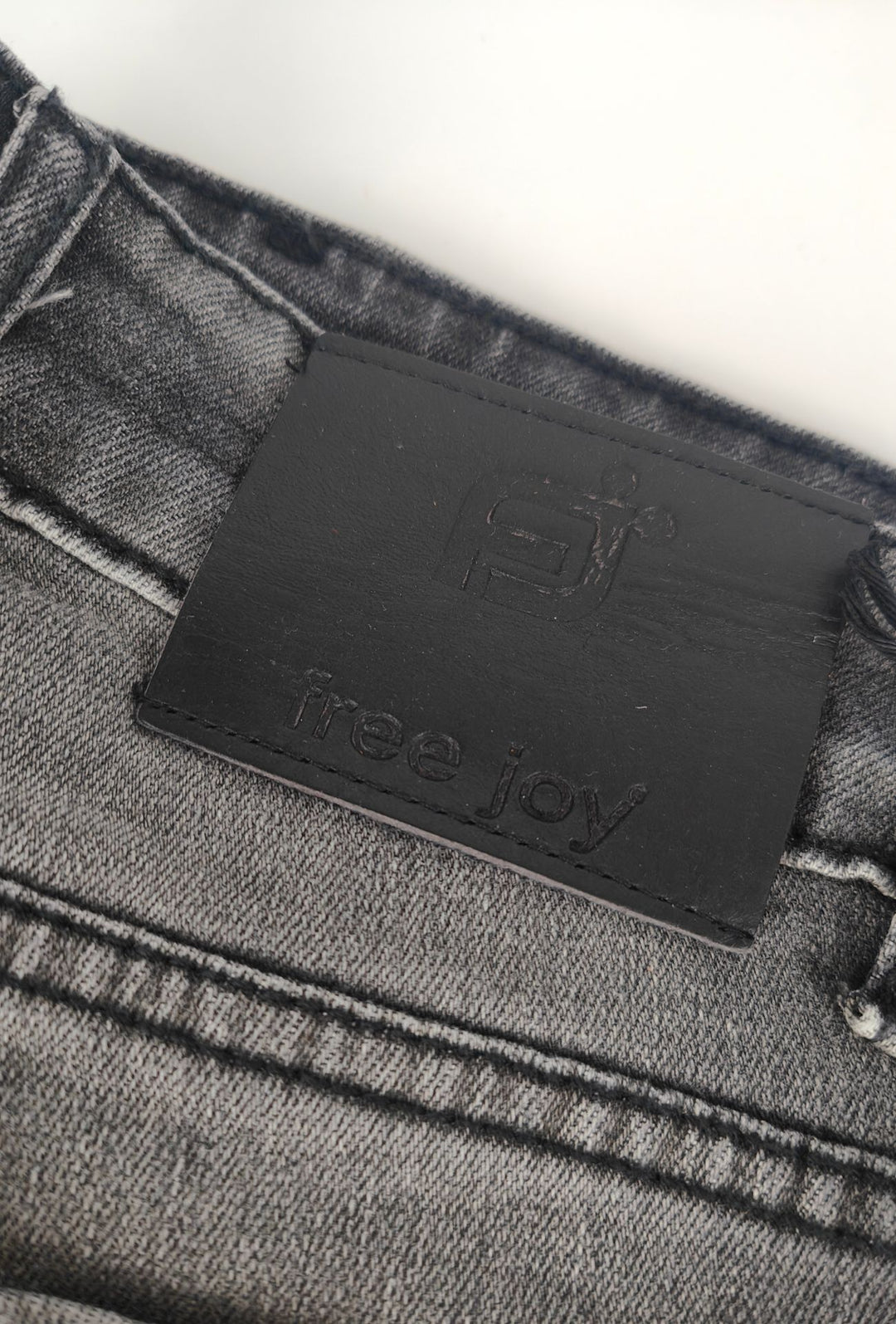 Jeans Uomo FREE JOY Slim Fit in Denim Stretch Cinque Tasche- GRIGIO ANTRACIDE