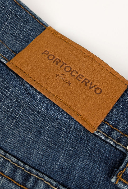 Pantalone in Jeans Portocervo Slim Fit modello elasticizzato estivo