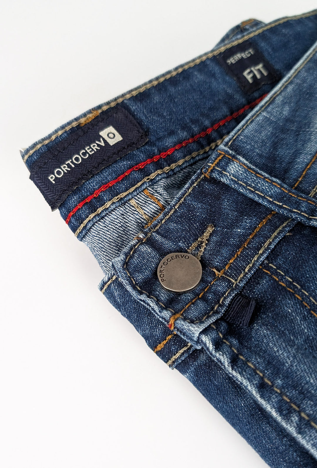 Pantalone in Jeans Portocervo Slim Fit modello elasticizzato estivo