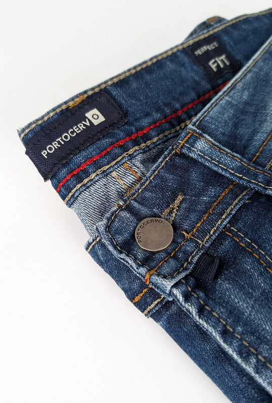 Pantalone in Jeans Portocervo Slim Fit modello elasticizzato estivo