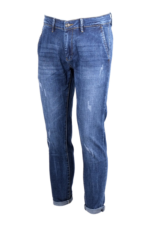 Jeans Uomo tasca america gamba stretta Dresserd