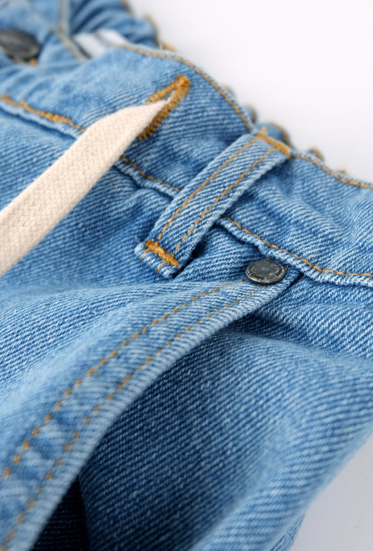 Jeans Uomo con tasconi elastico in vita colorazione chiara