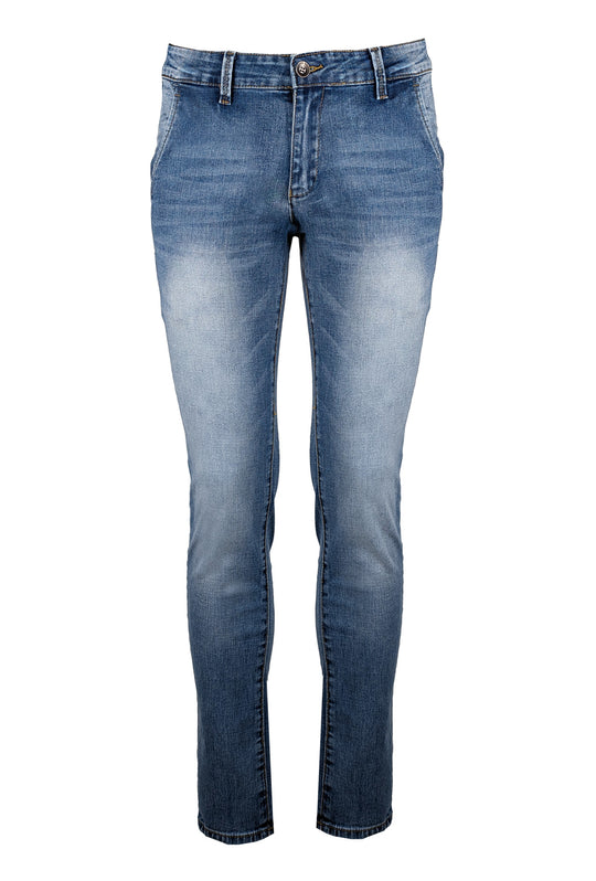 Jeans Uomo Tasca America Slim Fit Colorazione chiara