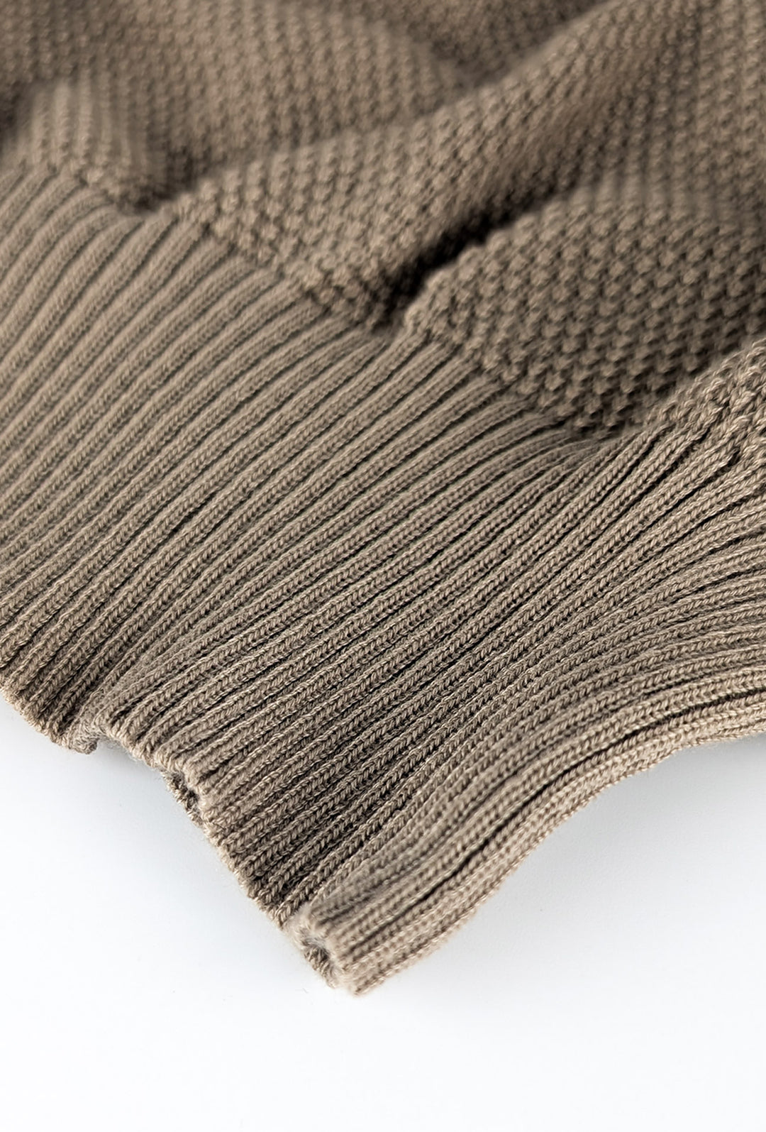 Maglione uomo girocollo Trama lavorata, semi slim fit - BEIGE