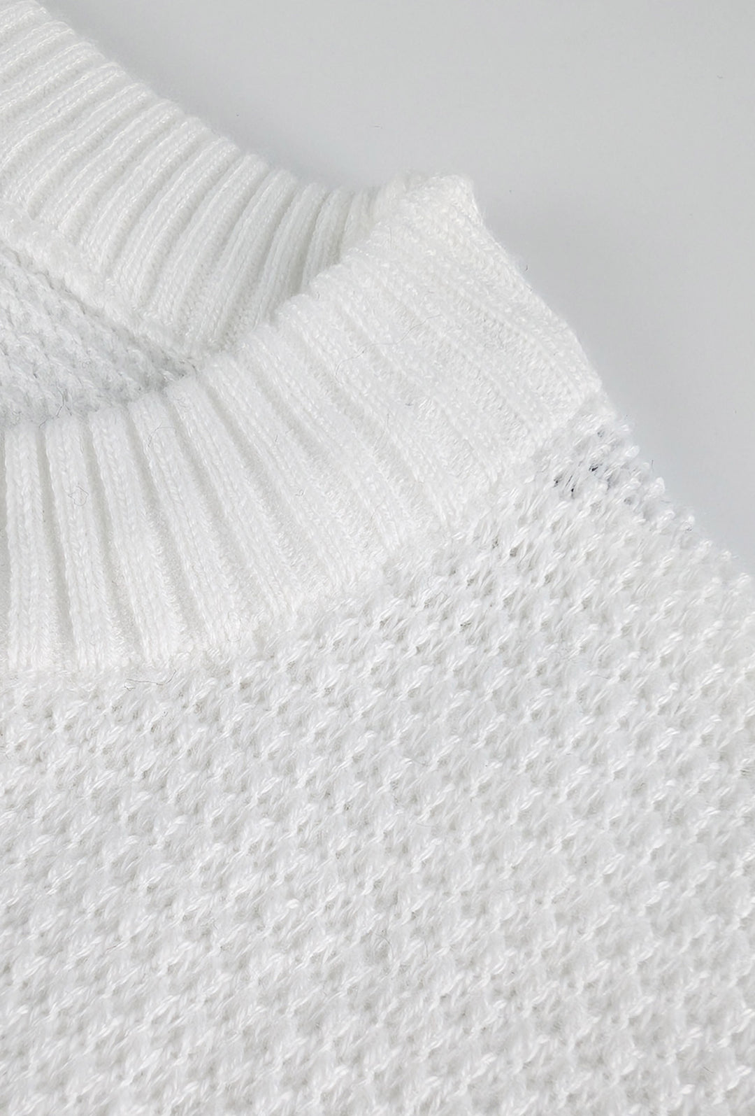 Maglione uomo girocollo Trama lavorata, semi slim fit - GRIGIO