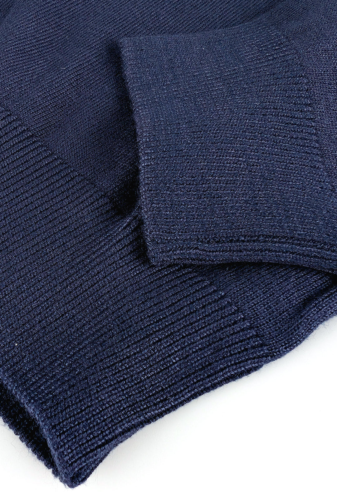 Maglioncino Polo uomo senza bottone Dresserd manica lunga - BLU