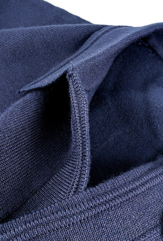 Maglioncino Polo uomo senza bottone Dresserd manica lunga - BLU