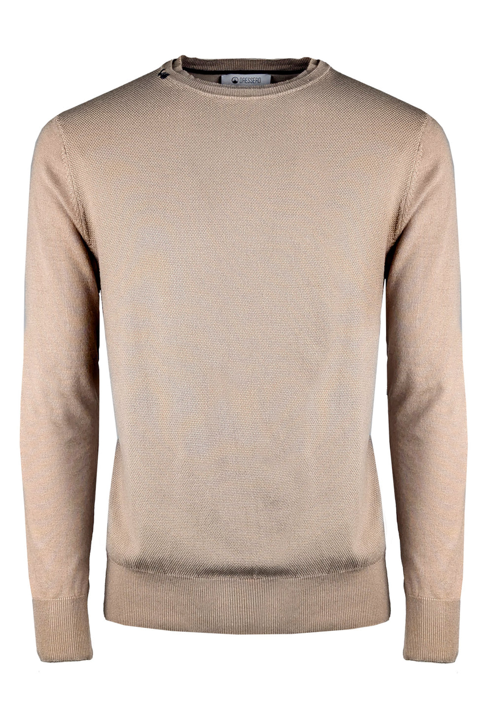 Maglioncino Uomo Viscosa Dresserd semi slim fit con top - BEIGE