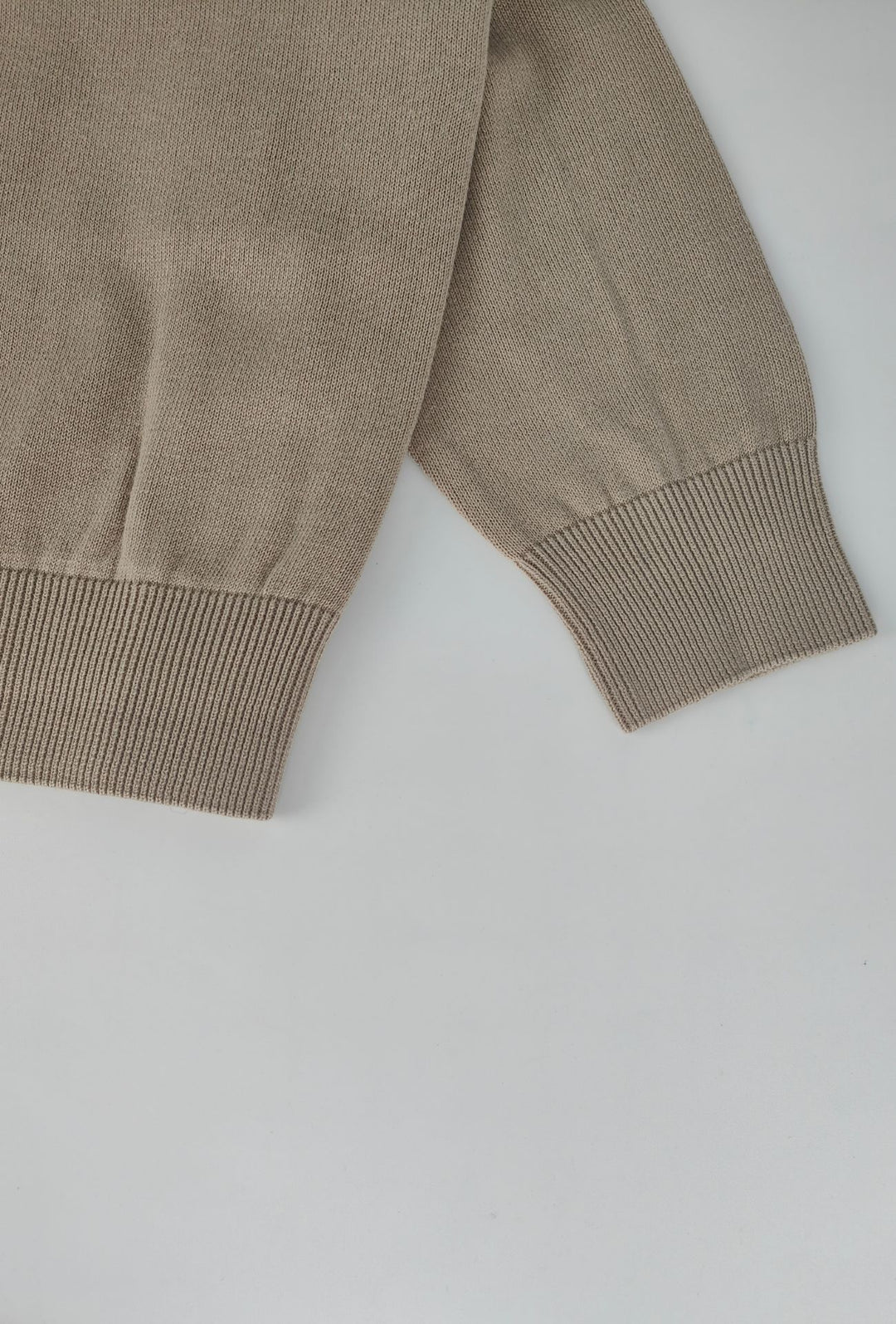 Maglioncino Uomo 100% cotone BEVERLY HILLS POLO CLUB logo ricamato lato cuore- BEIGE