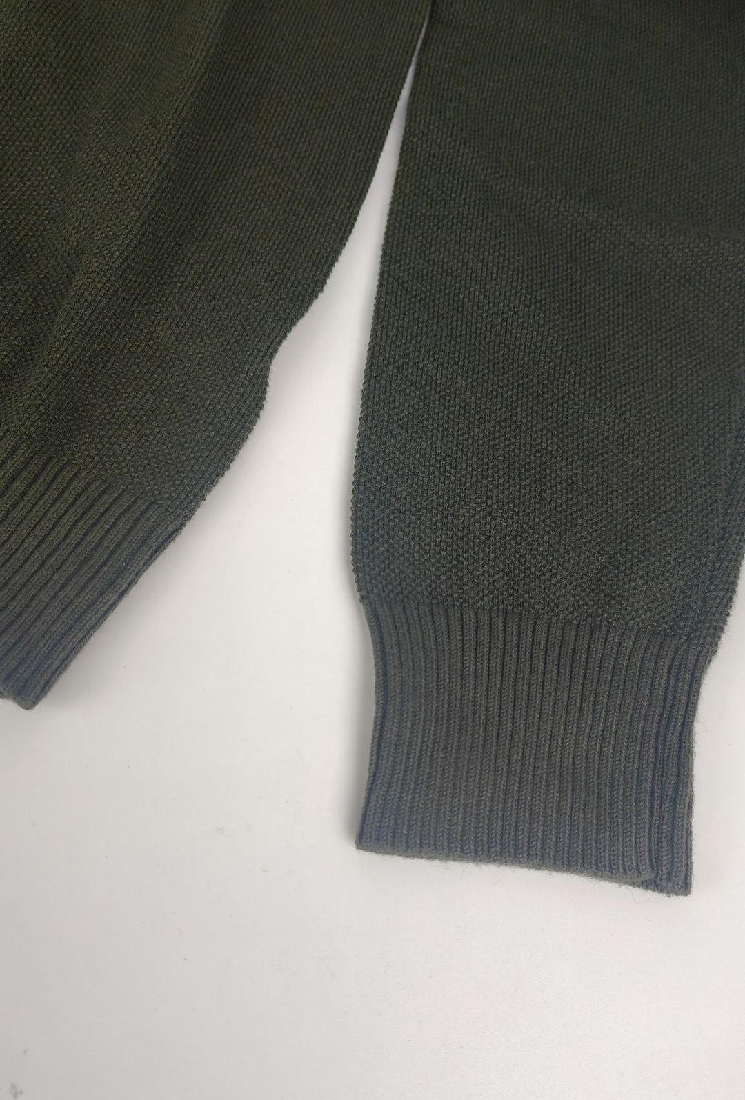 Maglioncino Uomo Manica lunga serafino trama lavorata  Dresserd - VERDE BOSCO