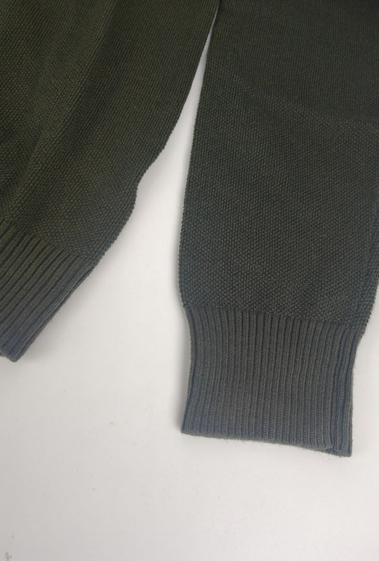 Maglioncino Uomo Manica lunga serafino trama lavorata  Dresserd - VERDE BOSCO