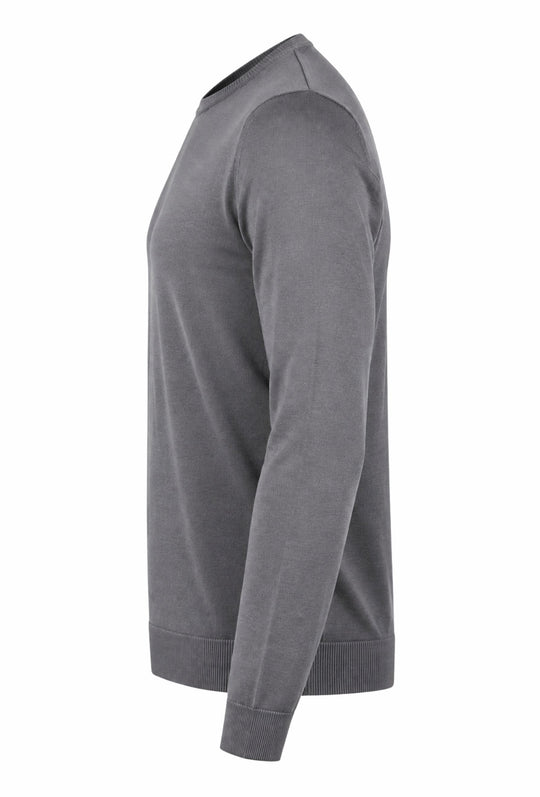 Maglioncino Dresserd manica lunga in 100% Cotone - GRIGIO SCURO