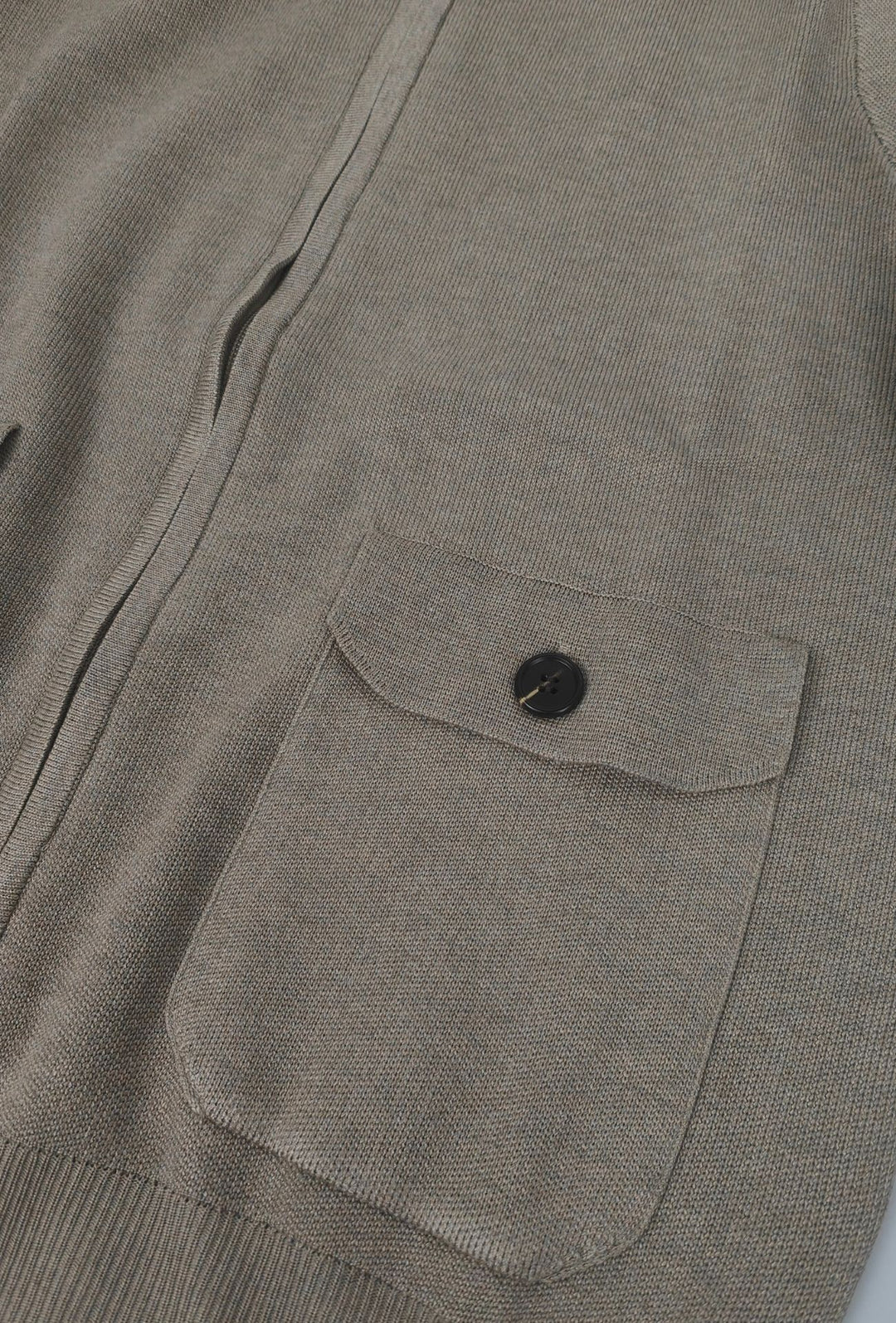 Maglioncino uomo full zip con tasche dresserd - CAMELLO MELANGE