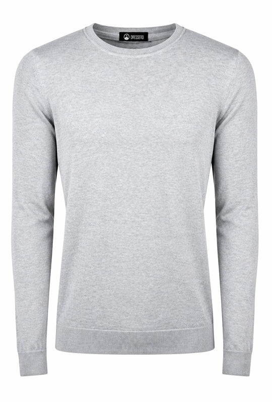 Maglioncino Dresserd manica lunga in 100% Cotone - GRIGIO