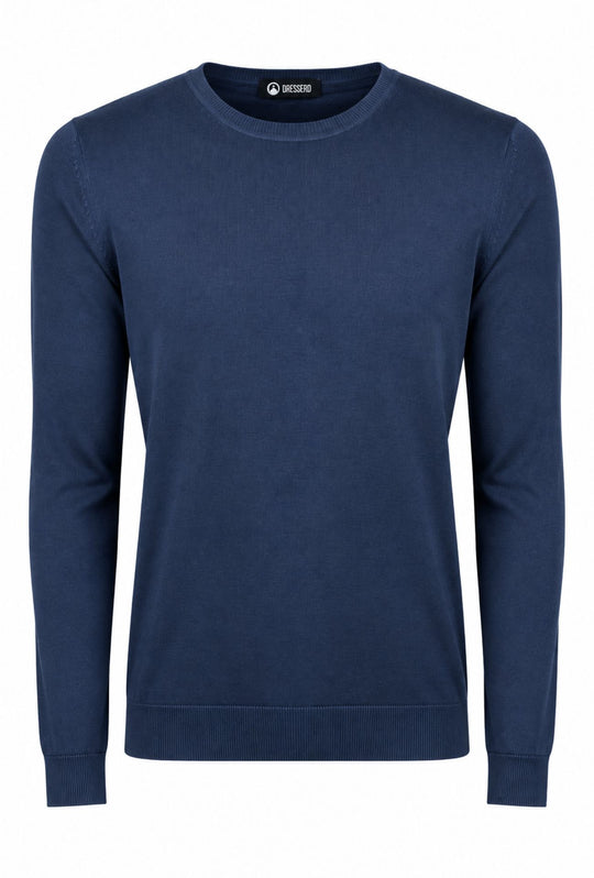Maglioncino Dresserd manica lunga in 100% Cotone - BLU