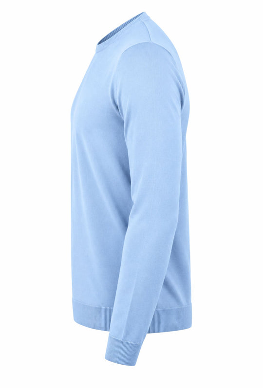 Maglioncino Dresserd manica lunga in 100% Cotone - AZZURRO