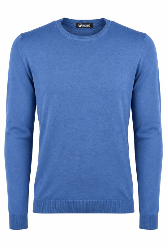 Maglioncino Dresserd manica lunga in 100% Cotone - BLU JEANS