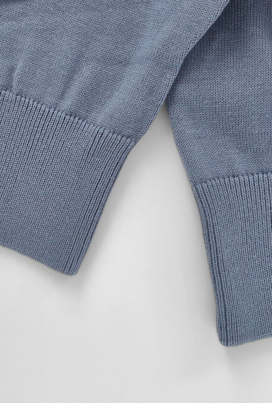 Pullover Uomo Tommy Hilfiger  Cotone e Cashmere- AZZURRO POLVERE