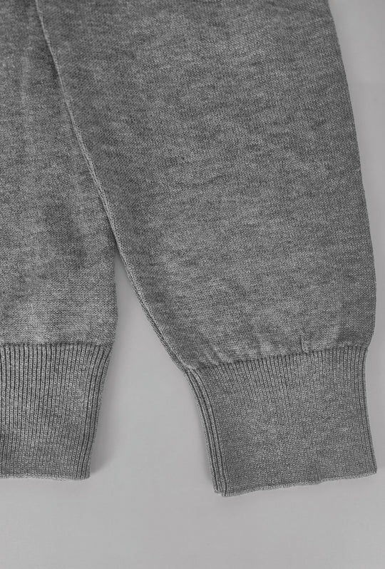 Pullover Uomo Tommy Hilfiger  Cotone e Cashmere- GRIGIO MELANGE