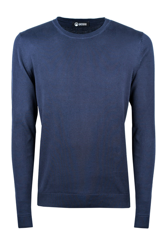 Maglioncino Dresserd manica lunga in 100% Cotone - BLU