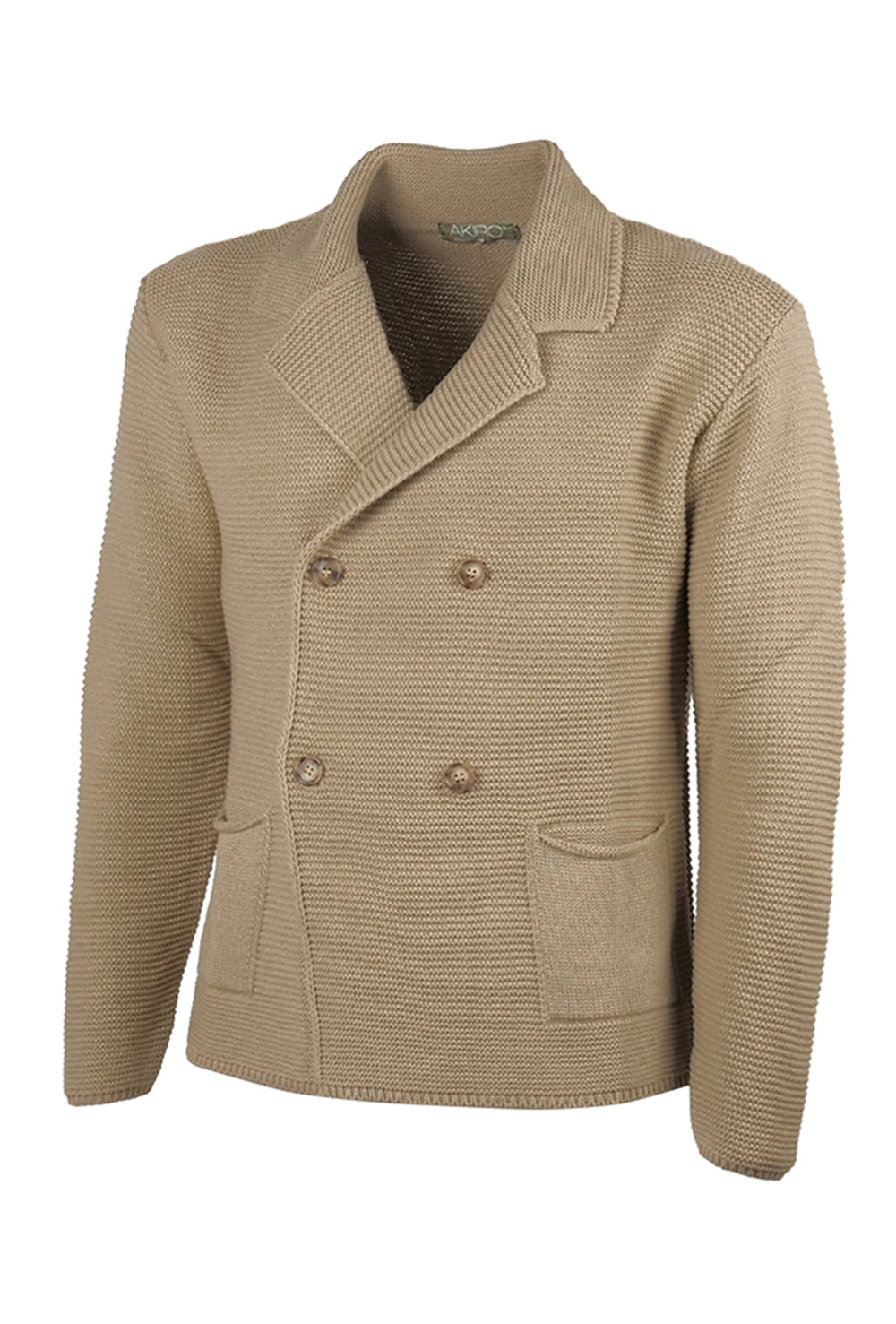 Cardigan uomo Giacca Doppio petto Invernale Dresserd - BEIGE