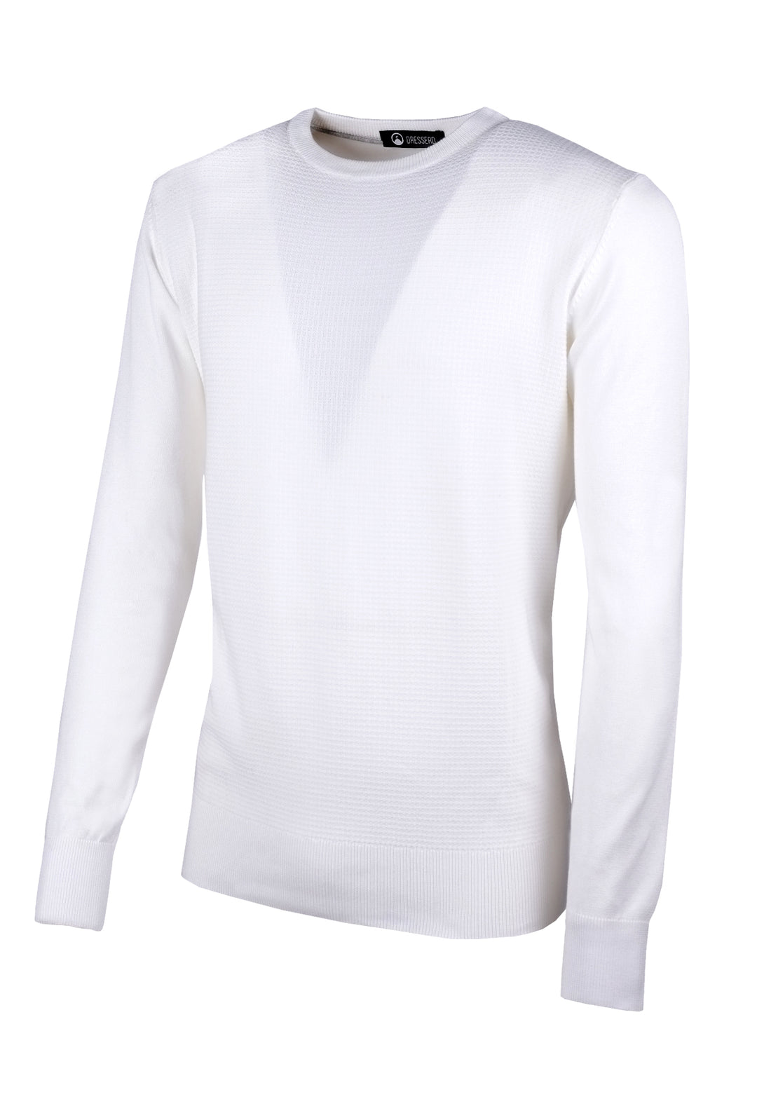 Maglioncino Uomo manica lunga con top maglia Viscosa - BIANCO