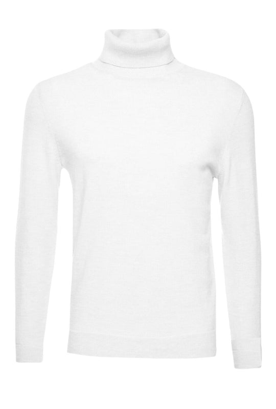 Maglia uomo Dolcevita Viscosa Dresserd - BIANCO