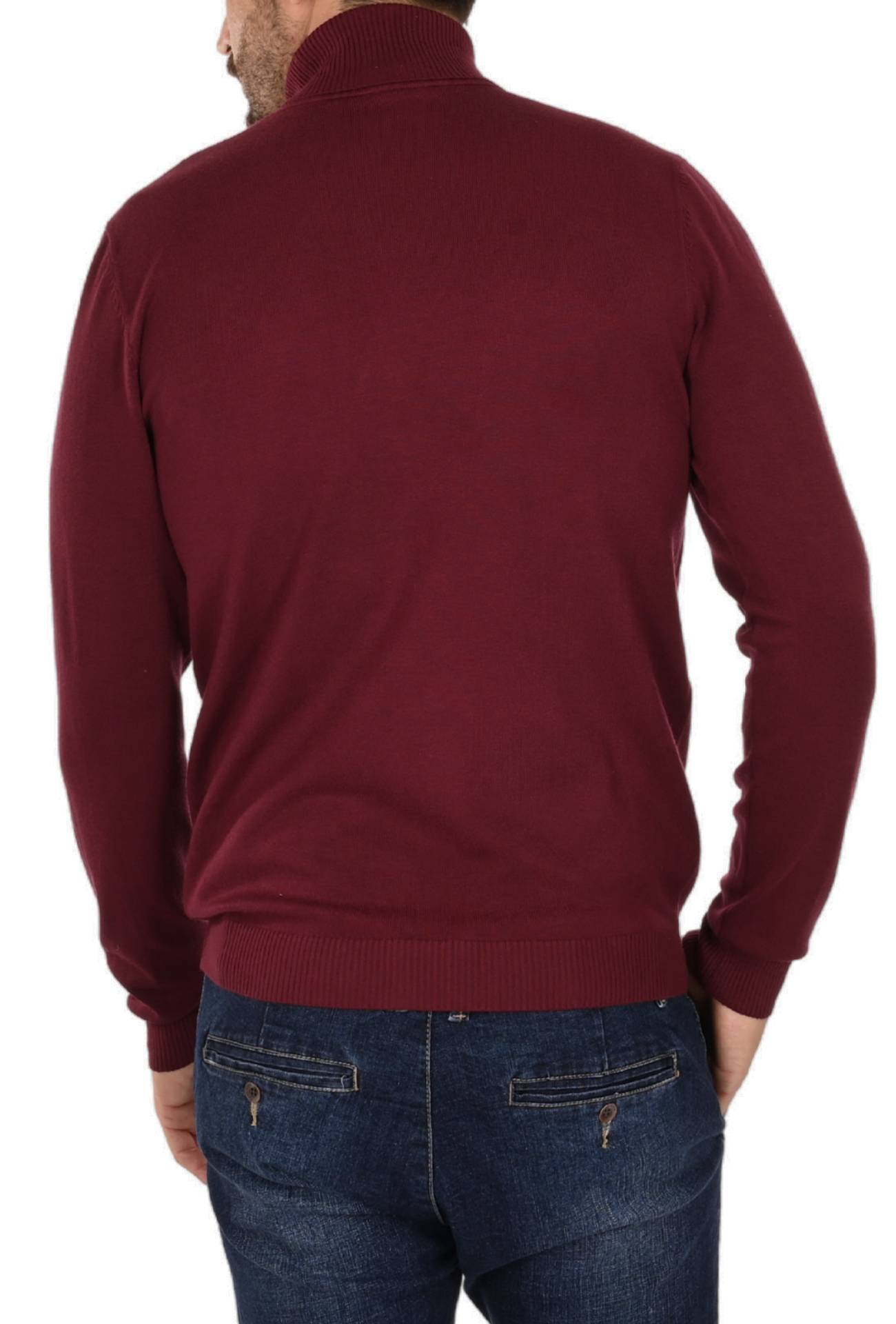 Dolcevita bordeaux uomo clearance