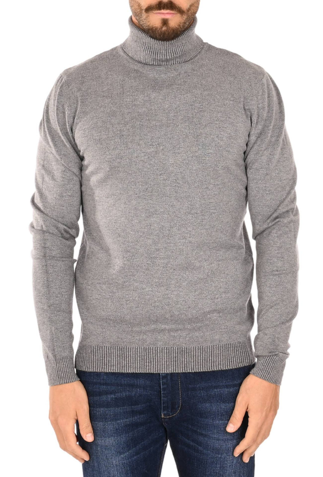 Maglia uomo Dolcevita Viscosa Dresserd - GRIGIO