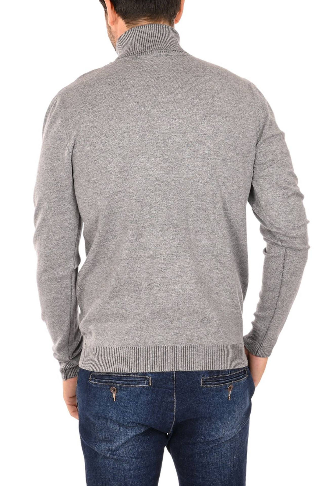 Maglia uomo Dolcevita Viscosa Dresserd - GRIGIO