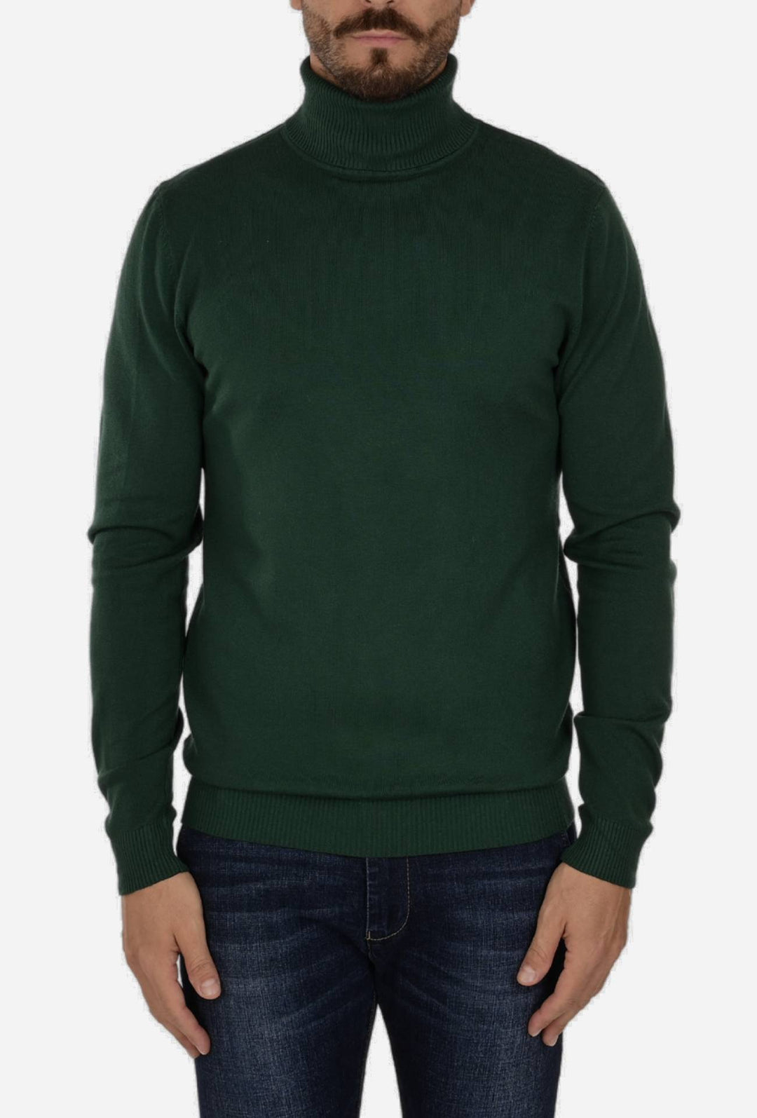 Maglia uomo Dolcevita Viscosa Dresserd - VERDE