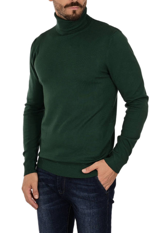 Maglia uomo Dolcevita Viscosa Dresserd - VERDE
