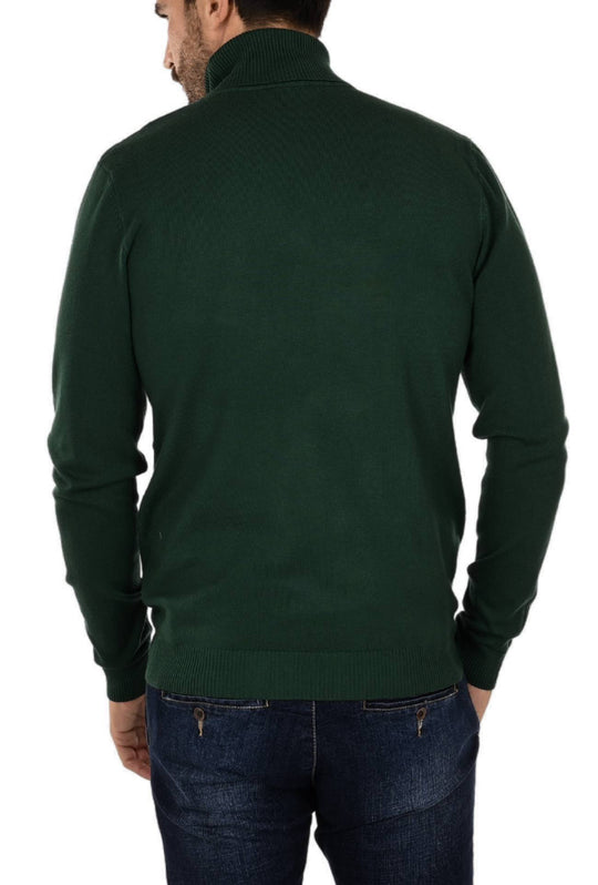 Maglia uomo Dolcevita Viscosa Dresserd - VERDE