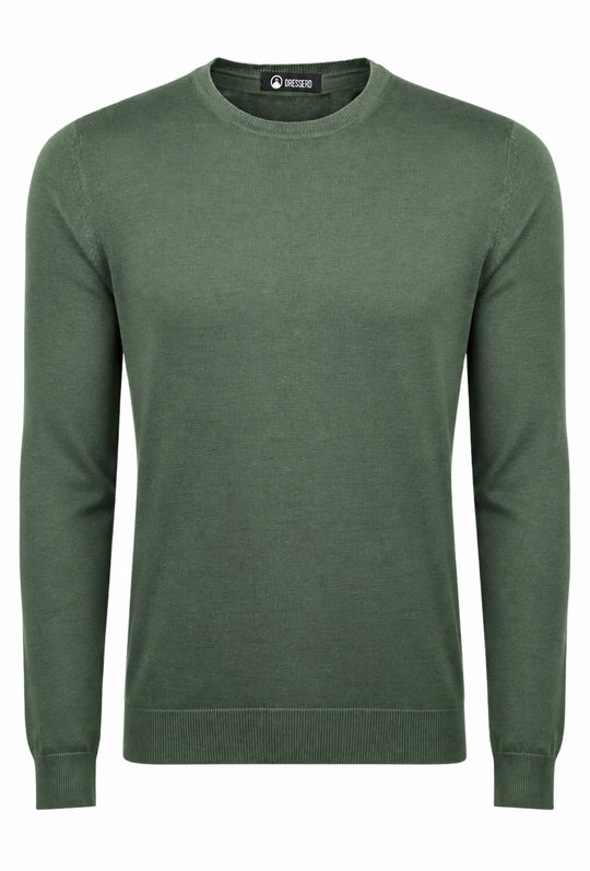 Maglioncino Dresserd manica lunga in 100% Cotone - VERDE