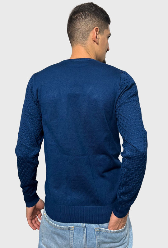 Maglioncino uomo trama lavorata girocollo Dresserd - AVIO