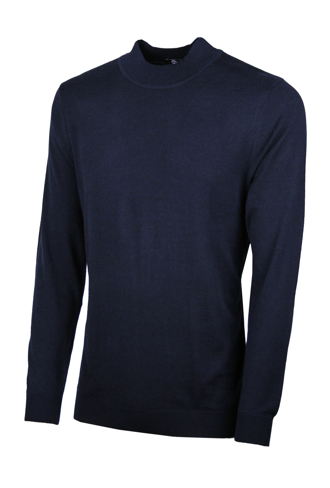 Maglione mezzo collo uomo dresserd in lana rasata - BLU